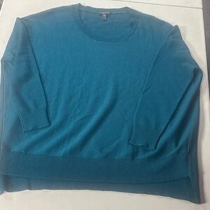 Eileen Fisher Women’s Blue Crewneck Sweater PL